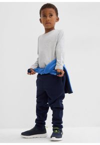 bonprix - Ciepłe, polarowe spodnie termiczne. Kolor: niebieski. Materiał: polar #2