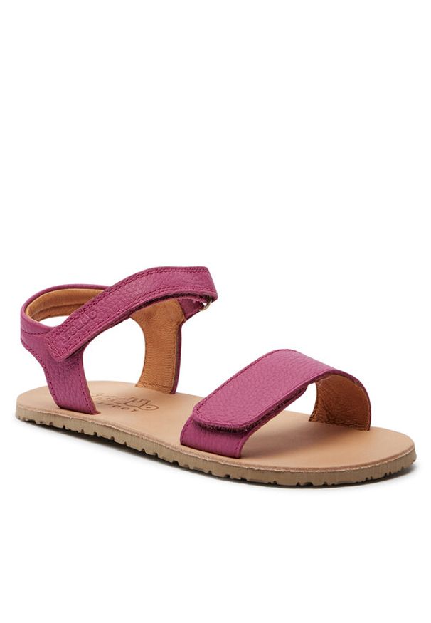 Froddo Sandały Barefoot Flexy Lia G3150264-1 S Różowy. Kolor: różowy. Materiał: skóra
