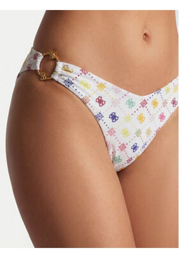 Guess Dół od bikini E6GO23 MC04R Biały. Kolor: biały. Materiał: syntetyk