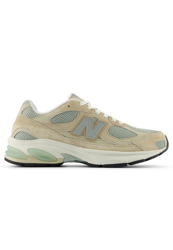 Buty unisex New Balance ABZORB U2010281 – beżowe. Kolor: beżowy. Materiał: zamsz, guma. Szerokość cholewki: normalna. Sezon: lato. Sport: bieganie