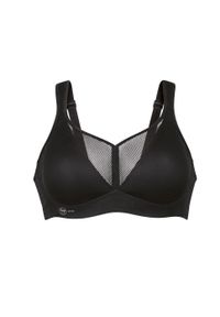 ANITA ACTIVE - Stanik do biegania Air Control mit Delta Pad z wysoki poziomem podtrzymywania. Kolor: czarny. Materiał: elastan, poliester, poliamid. Sport: bieganie