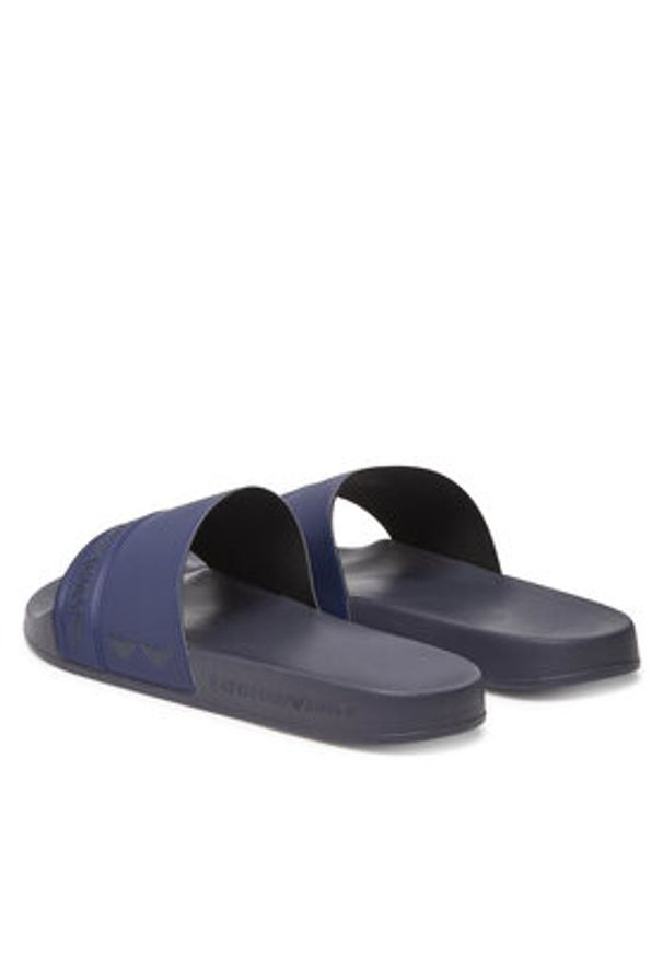 EA7 Emporio Armani Klapki 7X000110 AF15128 MB197 Granatowy. Kolor: niebieski