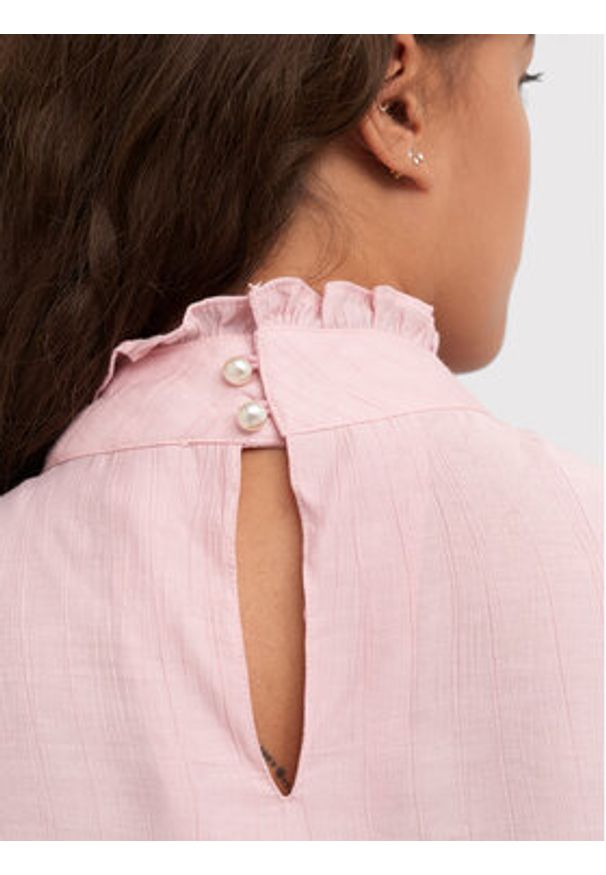 Cream Bluzka CRAnny 10610923 Różowy Straight Fit. Kolor: różowy. Materiał: wiskoza