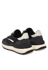 D.A.T.E. Sneakersy Athleta W441-AT-NY Czarny. Kolor: czarny. Materiał: zamsz, skóra #4