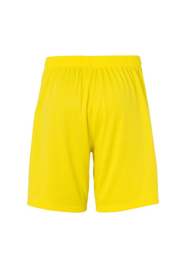 UHLSPORT - Szorty Uhlsport center basic. Kolor: żółty, wielokolorowy, czarny. Materiał: materiał. Długość: krótkie. Sport: fitness, piłka nożna