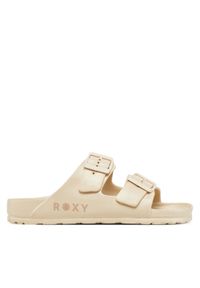Roxy Klapki Kattie ARJL101228 Beżowy. Kolor: beżowy. Materiał: syntetyk
