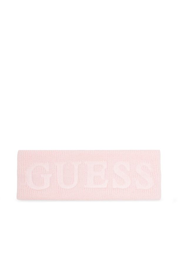 Guess Opaska materiałowa V5BZ06 Z3362 Różowy. Kolor: różowy. Materiał: akryl, materiał