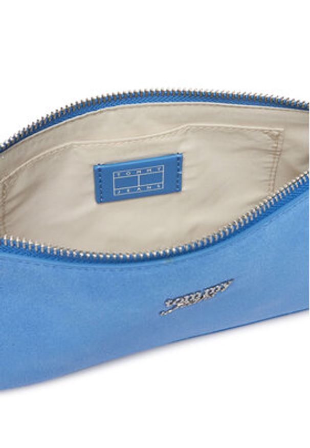Tommy Jeans Torebka Tjw Must Suede Shoulder Bag AW0AW18454 Niebieski. Kolor: niebieski. Materiał: skórzane, zamszowe