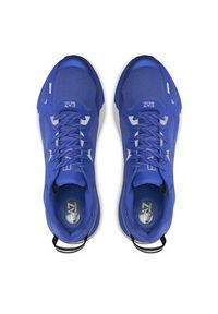 EA7 Emporio Armani Sneakersy X8X156 XK360 U018 Granatowy. Kolor: niebieski. Materiał: materiał