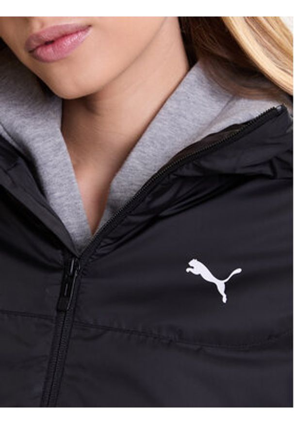 Puma Kurtka przejściowa Ess 688383 01 Czarny Regular Fit. Kolor: czarny. Materiał: syntetyk