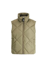 Kamizelka damska JJXX Fume Szorty Quilted. Kolor: wielokolorowy, zielony, brązowy. Materiał: tkanina, poliester