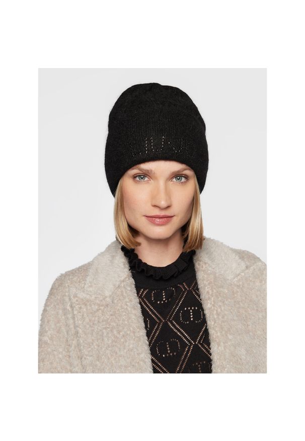 Czapka Liu Jo Logo Stelle 2F2018 M0300 Nero 22222. Kolor: czarny. Materiał: materiał