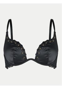 Hunkemöller Biustonosz z fiszbiną Cierra 300352 Czarny. Kolor: czarny. Materiał: syntetyk