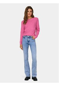 only - ONLY Sweter Rica 15204279 Różowy Regular Fit. Kolor: różowy. Materiał: syntetyk #2