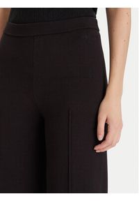 Calvin Klein Spodnie dzianinowe LV044D368G Czarny Wide Leg. Kolor: czarny. Materiał: syntetyk #3