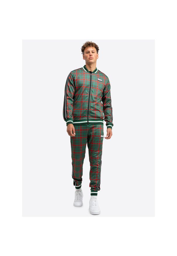 Dres Lonsdale Edgware. Kolor: wielokolorowy, czerwony, zielony. Materiał: dresówka