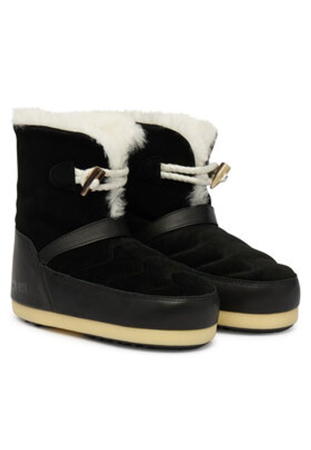 Moon Boot Śniegowce Mb Evx Igloo 80D1470070 Czarny. Kolor: czarny. Materiał: zamsz, skóra