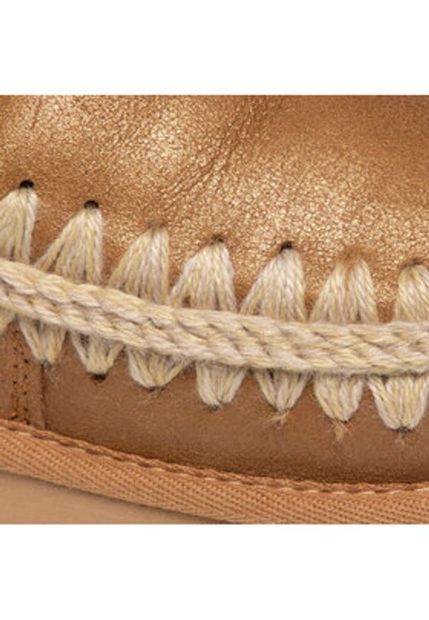 Mou Śniegowce Eskimo18 FW101036B Brązowy. Kolor: brązowy. Materiał: zamsz, skóra