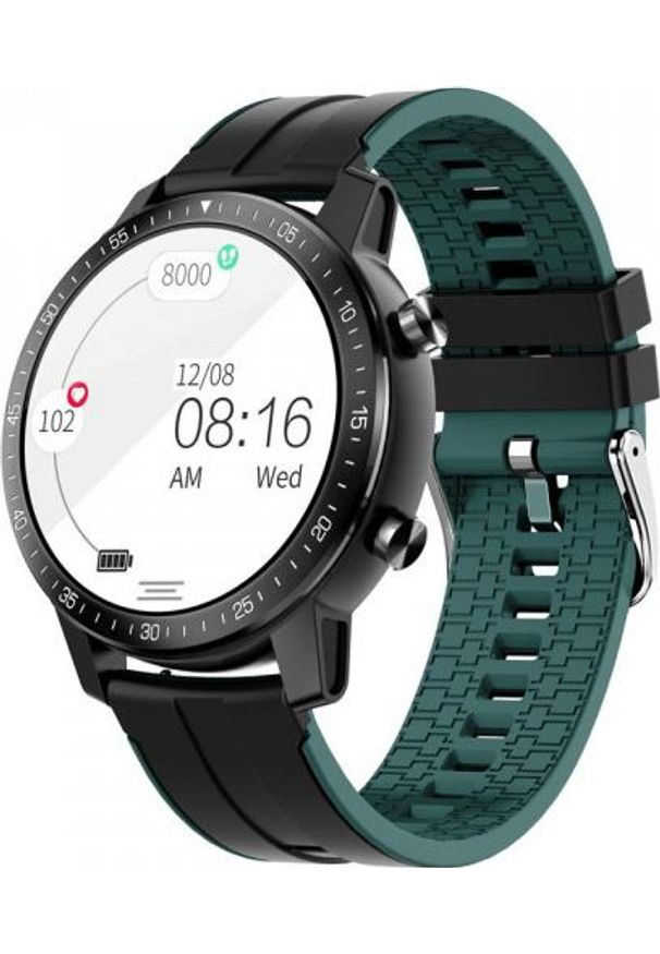 Smartwatch Senbono S30 Czarno-zielony (28443). Rodzaj zegarka: smartwatch. Kolor: zielony, wielokolorowy, czarny