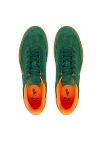 Polo Ralph Lauren Sneakersy 809P06951003 Zielony. Kolor: zielony. Materiał: skóra, zamsz #6