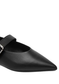 Weekend Max Mara Baleriny 2615521054650 Czarny. Kolor: czarny. Materiał: skóra #3