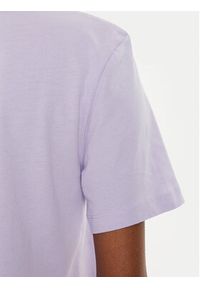 Calvin Klein Jeans T-Shirt Embro Badge J20J222560 Fioletowy Regular Fit. Kolor: fioletowy. Materiał: bawełna #5