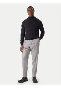 Karl Lagerfeld - KARL LAGERFELD Golf 655002 554399 Granatowy Slim Fit. Typ kołnierza: golf. Kolor: niebieski. Materiał: wełna #4