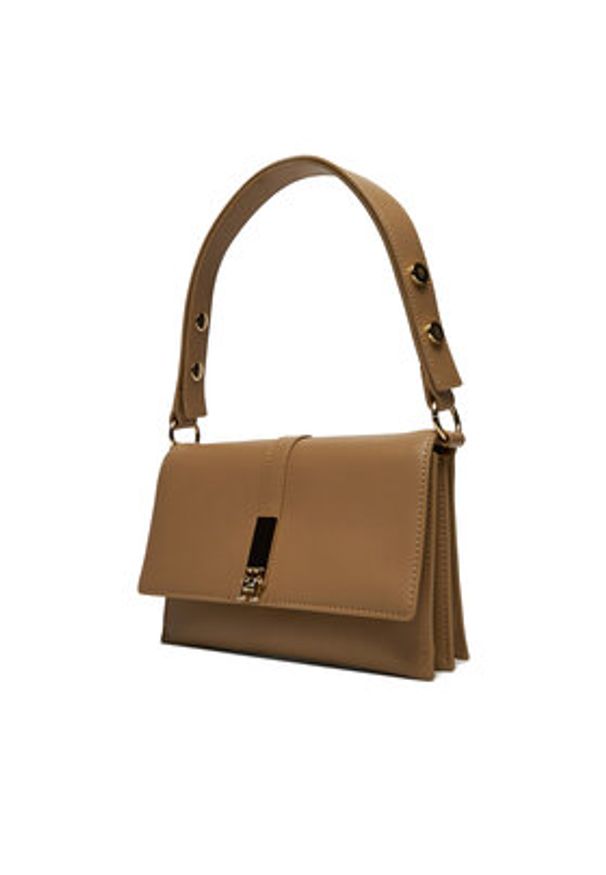 TOMMY HILFIGER - Tommy Hilfiger Torebka AW0AW16893 Beżowy. Kolor: beżowy. Materiał: skórzane