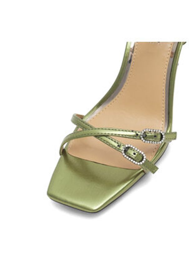 Nine West Sandały ZL23014CC Zielony. Kolor: zielony. Materiał: syntetyk