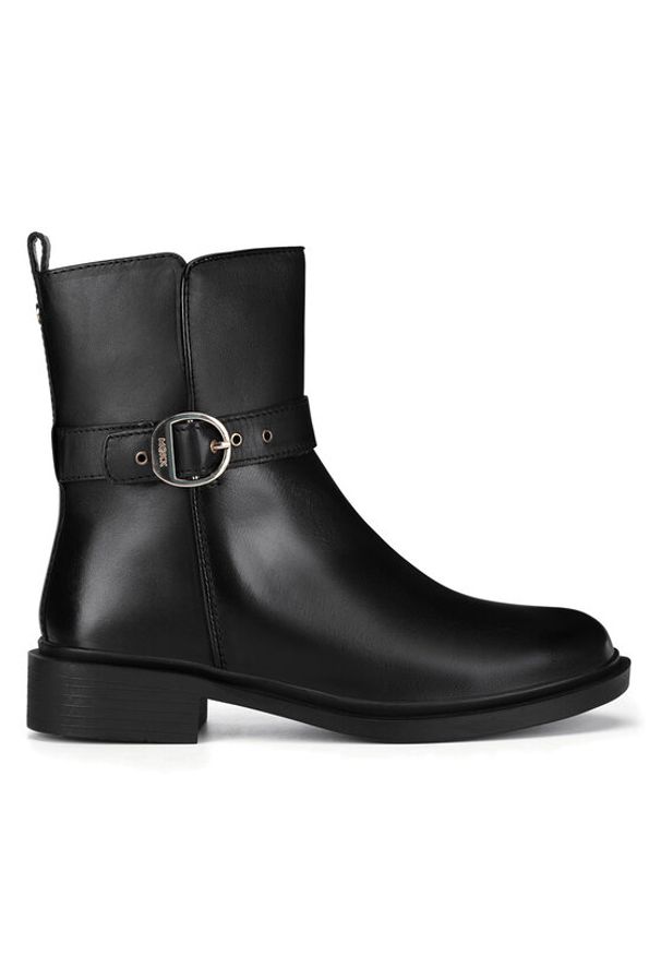 MEXX Botki MX/003C-RST Czarny. Kolor: czarny. Materiał: skóra