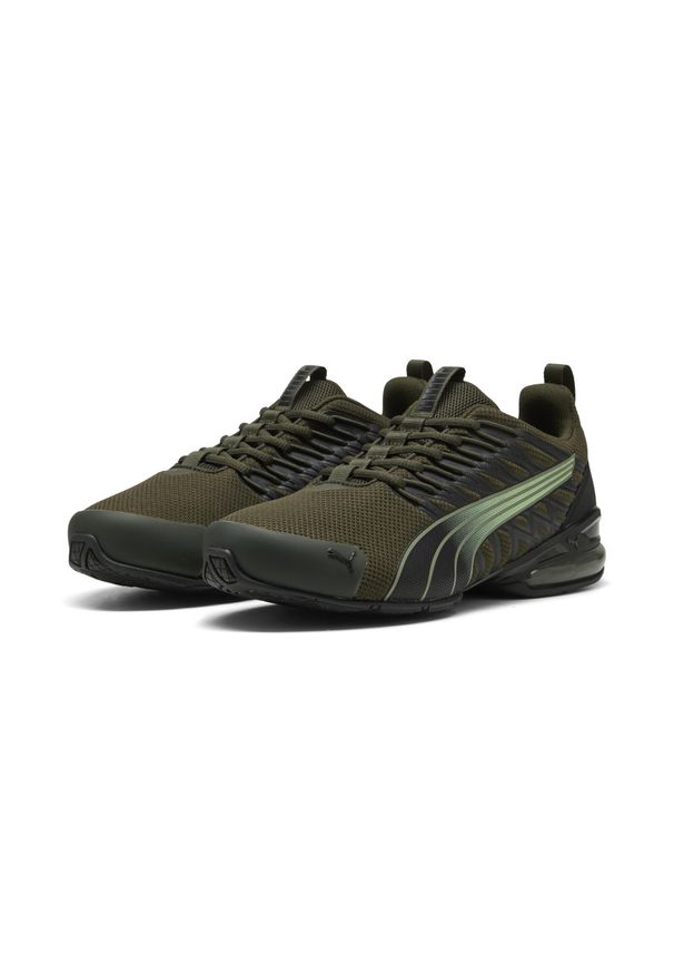 Puma - Buty sportowe Voltaic Evo PUMA. Kolor: czarny, zielony, wielokolorowy. Model: Puma Evo. Sport: turystyka piesza
