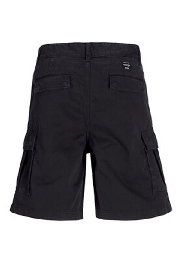 Jack & Jones Szorty materiałowe Karl 12269374 Czarny Loose Fit. Kolor: czarny. Materiał: bawełna