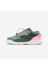 Buty sportowe dla dzieci Decathlon waterproof. Kolor: pomarańczowy, zielony, różowy, wielokolorowy. Materiał: poliester, kauczuk. Sport: turystyka piesza