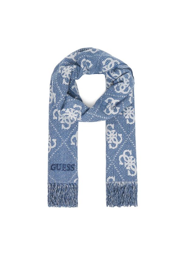 Guess Szalik AM9562POL03 Błękitny. Kolor: niebieski. Materiał: poliester, materiał