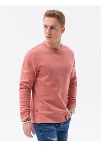 Ombre Clothing - Zestaw bluz bawełnianych bez kaptura - mix 2-pak V4 Z37 - XXL. Okazja: na co dzień. Typ kołnierza: bez kaptura. Kolor: brązowy. Materiał: bawełna. Styl: casual, klasyczny #3