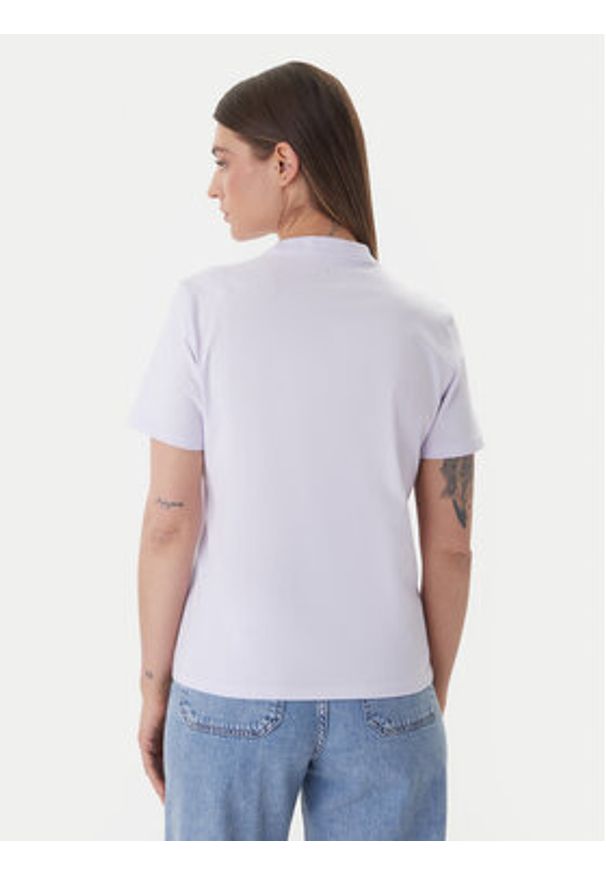 Calvin Klein Jeans T-Shirt LV047F831G Różowy Regular Fit. Kolor: różowy. Materiał: bawełna