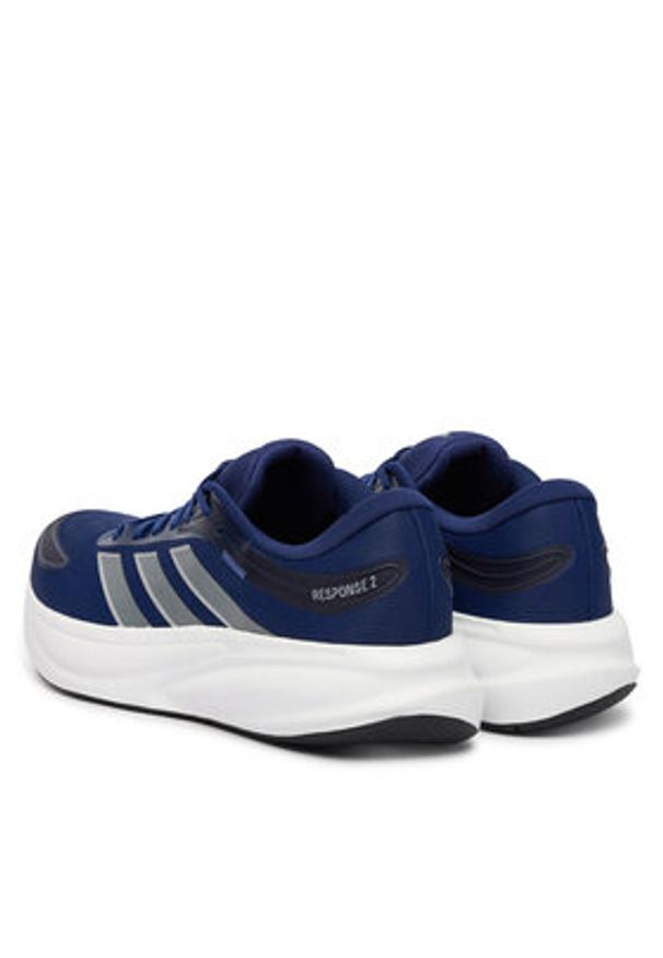 Adidas - adidas Buty do biegania Response 2 KJ1749 Granatowy. Kolor: niebieski. Materiał: materiał
