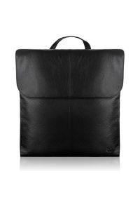 Plecak skórzany damski PAOLO PERUZZI T-72-BL czarny. Kolor: czarny. Materiał: skóra #1