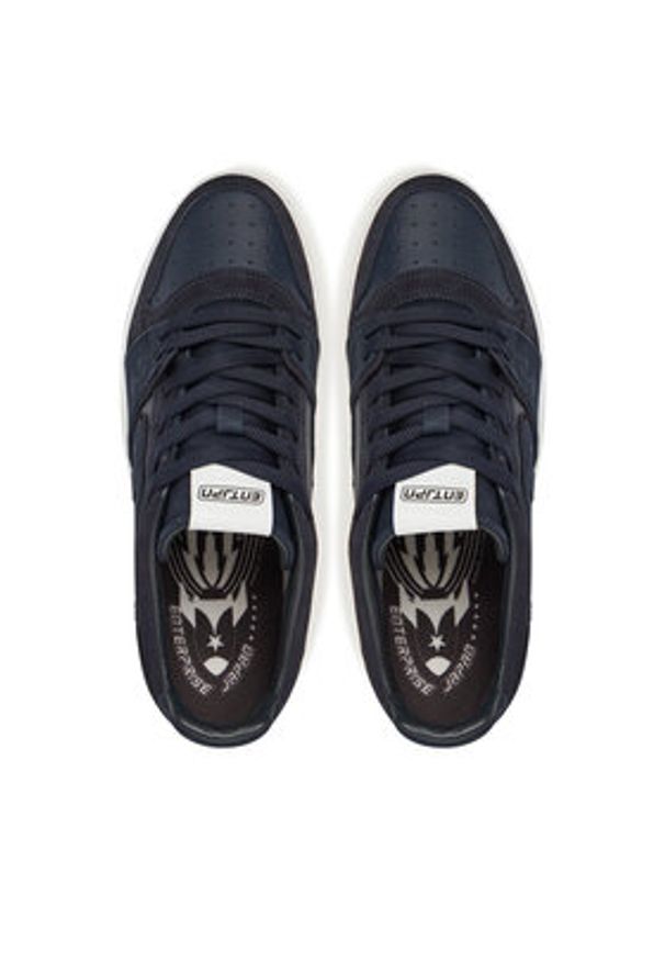Enterprise Japan Sneakersy BB5001 PX633 Granatowy. Kolor: niebieski. Materiał: zamsz, skóra