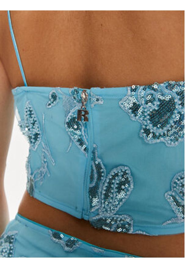 ROTATE Top Anki 1125712963 Niebieski Regular Fit. Kolor: niebieski. Materiał: syntetyk