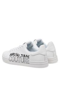 Versace Jeans Couture Sneakersy 78YA3SKC Biały. Kolor: biały. Materiał: skóra #4