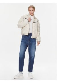 Tommy Jeans Kurtka przejściowa DW0DW17238 Beżowy Regular Fit. Kolor: beżowy. Materiał: syntetyk