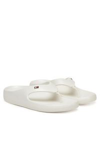 TOMMY HILFIGER - Tommy Hilfiger Japonki Th Comfort Beach Sandal FW0FW08522 Biały. Kolor: biały #4