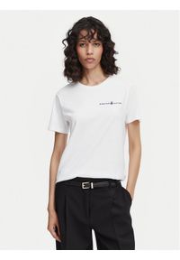Beverly Hills Polo Club T-Shirt P-SS26W-TS085 Biały Regular Fit. Typ kołnierza: polo. Kolor: biały. Materiał: bawełna #1