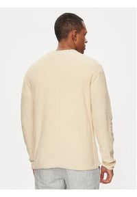 INDICODE Sweter Mattiaxa 30-458 Beżowy Regular Fit. Kolor: beżowy. Materiał: bawełna