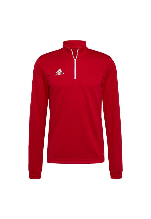 Bluza piłkarska męska Adidas Entrada 22 Training Top. Kolor: wielokolorowy, biały, czerwony. Sport: piłka nożna