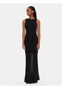 Marciano Guess Sukienka dzianinowa 5GGK44 5869Z Czarny Regular Fit. Kolor: czarny. Materiał: syntetyk, wiskoza #4