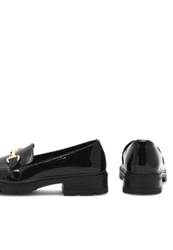 DeeZee Loafersy FLORENCE HY60116-3 Czarny. Kolor: czarny. Materiał: skóra
