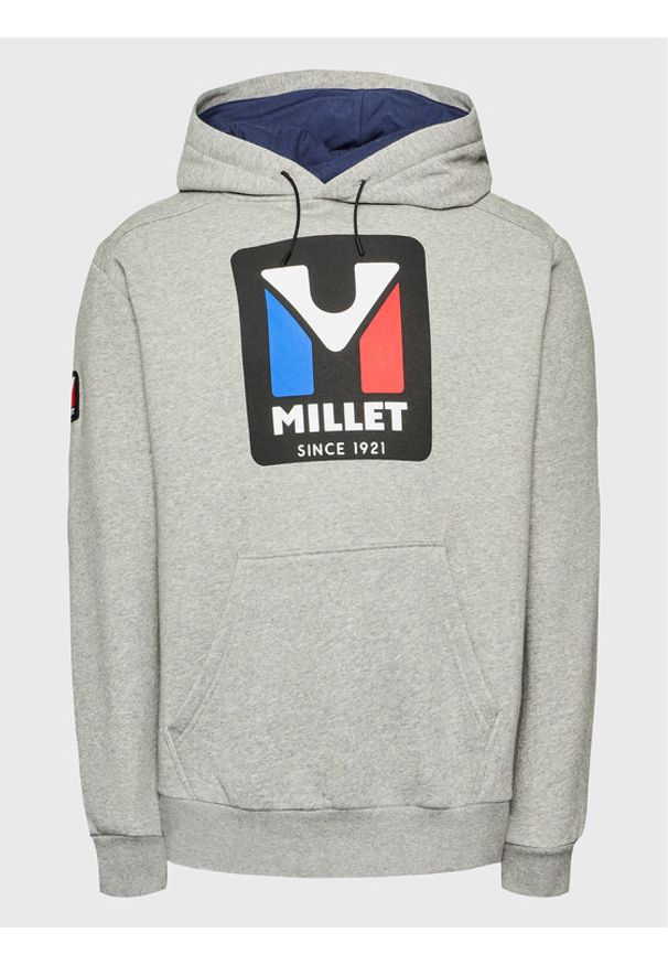 Millet Bluza Heritage Sweat Hoodie M Miv9856 Szary Regular Fit. Kolor: szary. Materiał: bawełna