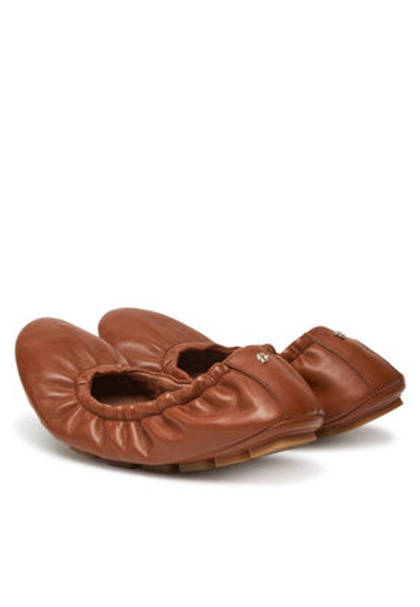 BOSS Baleriny Roxanne 50548681 10271645 01 Brązowy. Kolor: brązowy. Materiał: skóra